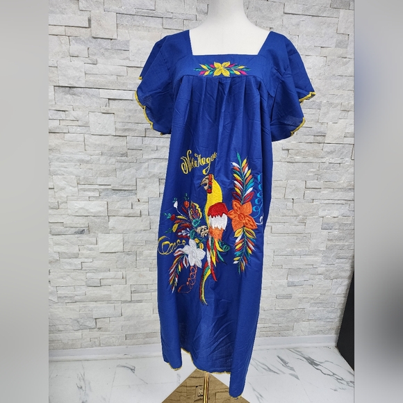 Pretty handmade super comfortable dress S/M/L - Picture 4 of 5